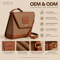 Tas Selempang Kanvas Retro 2026 dengan Pegangan Atas dan Resleting OEM, Tas Selempang Bahu, Logo Dapat Disesuaikan, Pilihan Warna Beragam, Fashionable
