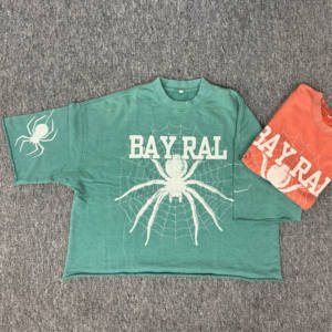 เสื้อครอปโอเวอร์ไซส์สำหรับผู้ชายเสื้อครอปโอเวอร์ไซส์แบบย้อนยุคผ้าบ็อกซี่น้ำหนักมากออกแบบโลโก้ได้ตามต้องการ - Product Image 3