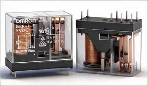 Nouveau Relais Électromagnétique Miniature SPDT G2R-1-E 5VDC en Alliage d'Argent, Composants Électroniques - Product Image 3