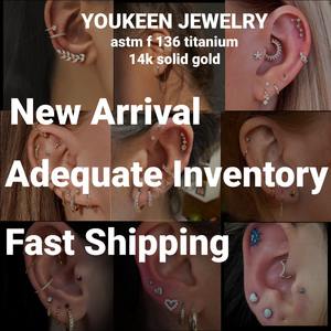 Navel Piercing Sieraden <span class=keywords><strong>Titanium</strong></span> CZ Buikring 14G G23 <span class=keywords><strong>Titanium</strong></span> Navelring Unisex Body Jewelry Fabriekskosten Groothandel - Product Image 6