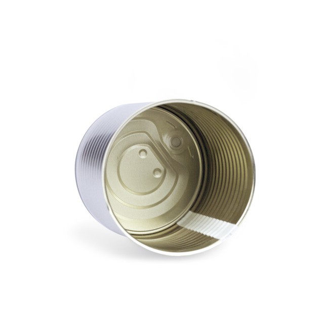 Round Tinplate Metal Can For Beverage Packaging With Custom Printing Service