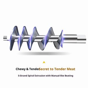 Recién llegado, embutidora Manual de salchichas, picadora de carne doméstica, fabricante de salchichas caseras, molinillo de Chile multifuncional <span class=keywords><strong>para</strong></span> verduras - Product Image 4