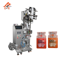 Machine de remplissage et de scellage automatique pneumatique pour sacs de forme irrégulière, avec moteur à haute précision pour liquides alimentaires (1-30 ml)