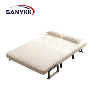Adjustable Portable For Living Room Bedroom Hotel Office Foldable Modern Design Multi-Use <strong>Sofa</strong> Chair <strong>Bed</strong> With Metal Frame - Product Image 1