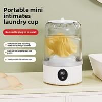 Petite machine à laver portable USB pour sous-vêtements et chaussettes, idéale pour appartement, maison locative et dortoir