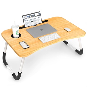 Usine de travail en <span class=keywords><strong>bois</strong></span> manger écriture chevet pliable <span class=keywords><strong>Portable</strong></span> Table de <span class=keywords><strong>lit</strong></span> bureau d'<span class=keywords><strong>ordinateur</strong></span> <span class=keywords><strong>portable</strong></span> pour <span class=keywords><strong>lit</strong></span> avec porte-gobelet - Product Image 1