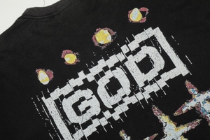 Saint Michael Dài Tay Áo Quần Áo Người Đàn Ông Bốn Cánh Sao Đồ Họa In T-Shirt Axit Rửa Thời Trang Phố Tùy Chỉnh T Áo Sơ Mi Cho Nam Giới - Product Image 5