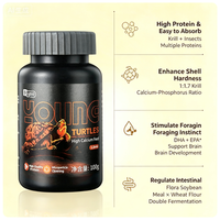 Alimento para Tortugas Jóvenes YEE al por Mayor, Alto en Calcio 40%, Alto en Proteínas, Baja Alergenicidad, Digestión Suave, Micro Pellets Flotantes para Crías