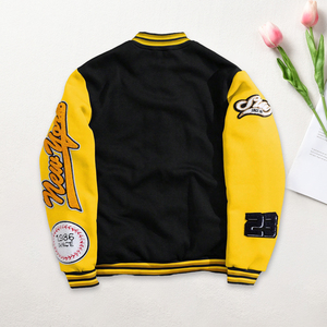 Giacche da Baseball Personalizzate con Ricamo all'Ingrosso per Uomo e Donna, Stile Hip Hop da Strada, Felpe con Stampa 3D Autunnali - Product Image 6