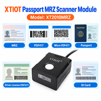 Lecteur de codes-barres de permis de conduire PDF417 XT2010MRZ, lecteur de passeport MRZ, module de lecture de codes QR 2D, USB RS232 TTL
