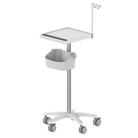 Chariot médical CORITON pour électrocardiographe Mindray, pour salle d'urgence hospitalière, avec support roulant et crochet pour câble