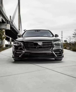 ชุดแต่งคาร์บอนไฟเบอร์ Babos สำหรับ Mercedes S-Class W223 สภาพใหม่ พร้อมลิ้นกันชนหน้า แอร์เบลด ดิฟฟิวเซอร์ สปอยเลอร์ อัพเกรด - Product Image 4