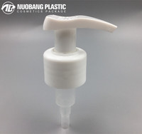 Pompe à lotion PPWR 28 410 blanche avec interrupteur extérieur gauche/droite pour flacon en plastique PP