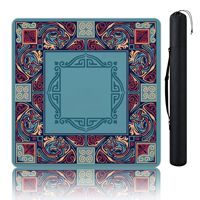 Tapis de Mahjong Nouveau Style Chinois Lotus, en Caoutchouc Épais, Insonorisé, Imperméable, Antidérapant, Durable, pour Jeux de Cartes et d'Échecs, Table de Jeu Enroulable