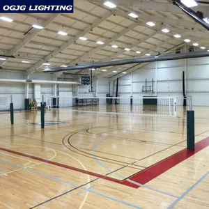 Yüksek güç dlc premium depo endüstriyel spor salonu ışıkları doğrusal ufo led yüksek raf lambası