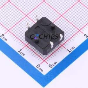 TP11013570 Tactile Switch Through hole Component (THT),12x12mm Switch Single Pole Single Throw Round Button 3.5N Through Hole - Product Image 2