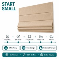 Fabricante OEM de Persianas Romanas, Cortinas Opacas Inalámbricas para Ventanas, Tamaño Personalizado, Impermeables, Mejora de Calidad, Directo de Fábrica