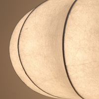 Lampe en fer minimaliste, lustres modernes, forme de citrouille, suspension décorative en soie, lampe suspendue pour table à manger, salon