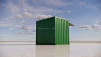 Conteneur de magasin pop-up miniature de 10 pieds, café/bar/restaurant de restauration rapide/magasin de proximité/kiosque/stand