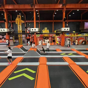 Trampolines Comerciales Personalizados Profesionalmente para Interiores, para Adultos, Emocionantes Aventuras con Toboganes de Gran Altura - Product Image 5