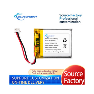 3.7V 600mAh 603035 แบตเตอรี่ลิเธียมโพลิเมอร์แบบชาร์จไฟได้พร้อมสายเชื่อมต่อ 2P JST สำหรับอุปกรณ์อัจฉริยะ - Product Image 4