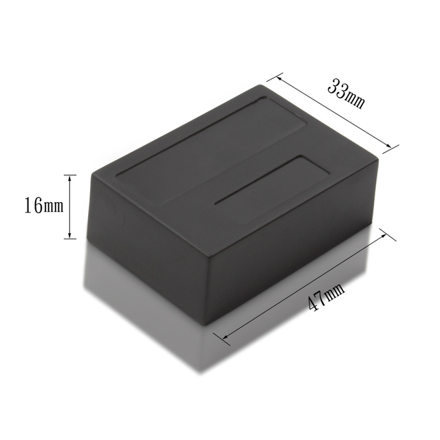 Power Supply Housing Manufacturers Customization Black Small Control Case ABS Plastic Enclosure for Electronics