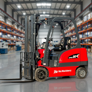 รถยกไฟฟ้า SKY-CE ขนาด 2.5 ตัน พร้อมแบตเตอรี่ลิเธียมไอออน  ความสามารถในการทำงานบนพื้นที่ขรุขระ  ระบบเลื่อนด้านข้างแบบไฟฟ้า - Product Image 1