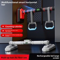 Barre de traction multifonctionnelle en acier FDFIT pour la maison, support de pompes intelligent, barre parallèle simple, installation murale sans perçage