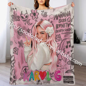 Venta al por mayor nuevo diseño personalizado <span class=keywords><strong>Karol</strong></span> <span class=keywords><strong>G</strong></span> patrón Manta polar de alta calidad suave mantas personalizadas - Product Image 2