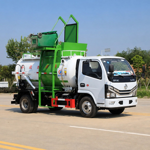 รถบรรทุกขยะอาหารตงเฟิง 4x2 4.88 คิว รถกำจัดขยะในครัว สำหรับเก็บขยะอาหาร - Product Image 1