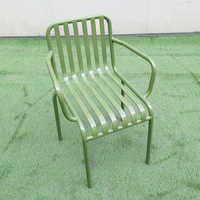 Usine vente en gros, mobilier d'extérieur nordique, balcon, cour, chaise de salon en acier