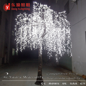 3.0 Meter Height IP65 Waterproof LED Green <strong>Light</strong> Willow Trunk <strong>Branches</strong> Artificial Christmas Tree for Outdoor Christmas Display - Product Image 5