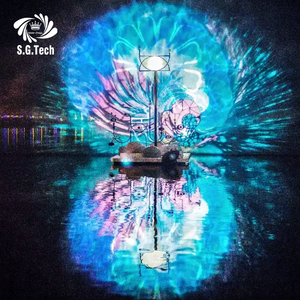 2025 tùy chỉnh ngoài trời lớn nổi 3D nhiều màu nước Màn hình <span class=keywords><strong>DMX</strong></span> <span class=keywords><strong>Laser</strong></span> Movie Rèm đài phun nước chiếu nước vương miện - Product Image 5