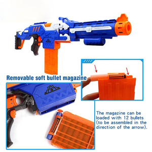 Pistola eléctrica suave, simulación grande, puede disparar ventosas contra el fuego continuo, juguetes de <span class=keywords><strong>rifle</strong></span> para niños de largo alcance - Product Image 3