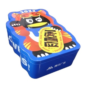Chim cánh cụt <span class=keywords><strong>Tiger</strong></span> hình dạng kẹo Cookies kẹo kim loại đóng gói hộp thiếc - Product Image 1