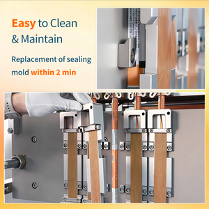 Máquina automática de envasado de sobres tipo stick con sellado de 3/4 lados para pasta, miel, aceite, mermelada, kétchup y líquidos - Product Image 4