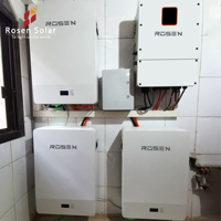 Kit Complet Système Solaire d'Énergie Hors Réseau Hybride 10KW 15KW pour Maison avec Onduleur et Batterie de Stockage