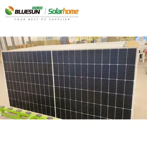 Top 1 kit paneles solares 182 cell 550 watts solar panels 370W 415W 460W solar panel roof in stock available for book