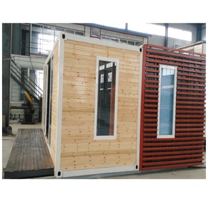 ร้อนขายจีนหรูหราได้อย่างรวดเร็ววิลล่าอาคาร Modular ที่มีมุมมองที่ดี Prefab มินิไม้บ้านเข้าสู่ระบบกระท่อม