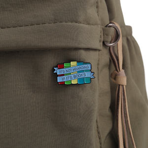 Spille in Metallo Placcato Serie Lettere Inglesi dal Design Creativo, Distintivi Personalizzati in Smalto Cartoon all'Ingrosso - Product Image 6