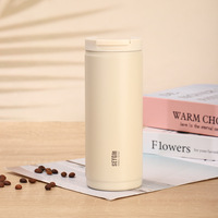 Gobelet à café isotherme en acier inoxydable 304 à double paroi, sans BPA, anti-fuite, 380 ml, avec logo personnalisé, moderne, pour la rentrée scolaire