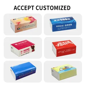 Customized Advertising Tissue With Logo Printing Plastic-Wrapped Soft Pack Tissue Factory Customization For Paper Napkins