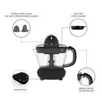 Shangkai Manuel Citrus Juicer Keukenapparaat Elektrische Sinaasappelsapmaker 40W Snelsapmachine Fruitsapcentrifuge 360