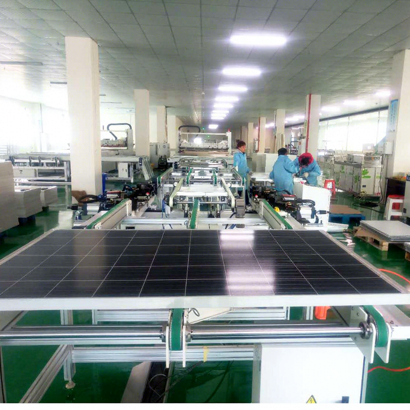 Solar Panel Assembly Production Line Automated
