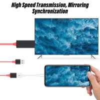 Cable Universal para Teléfono HDTV, Micro USB, USB Tipo C a HD, para Teléfono Móvil, Tableta a TV, Cable Adaptador para Teléfono iOS y Android