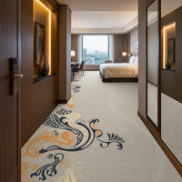 Tapis de chambre d'hôtel 5 étoiles, tapis Axminster tissé, tapis de sol