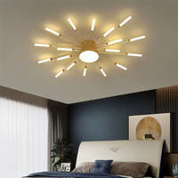 Plafonniers nordiques de lustre de bande en métal de lumière pendante moderne de LED pour le salon