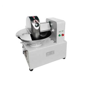 Cortadora <span class=keywords><strong>de</strong></span> Carne y Vegetales Comercial <span class=keywords><strong>de</strong></span> Alta Velocidad, <span class=keywords><strong>de</strong></span> Acero Inoxidable, con Recipiente <span class=keywords><strong>de</strong></span> 5L, Multiusos, para Rellenar, Mezclar y Picar Vegetales - Product Image 4