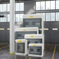 Boîte de distribution électrique industrielle portable transparente étanche série JOHNN SHPN 9 voies 450V 220A 20 prises