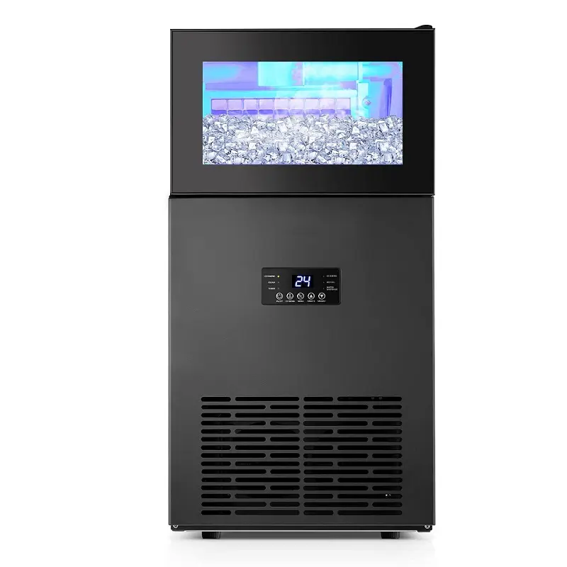 Hertzel heißer Verkauf 54kg/24h Kommerzielle Eismaschine Würfel Eismaschine Maschine mit Home Business Eismaschine